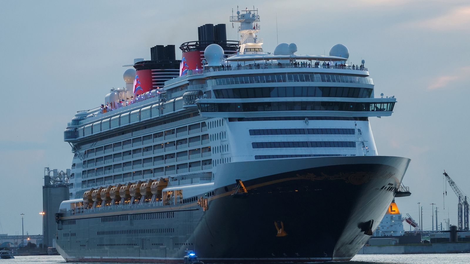 Girl falls overboard on Disney cruise ship – with father jumping in after her | US News