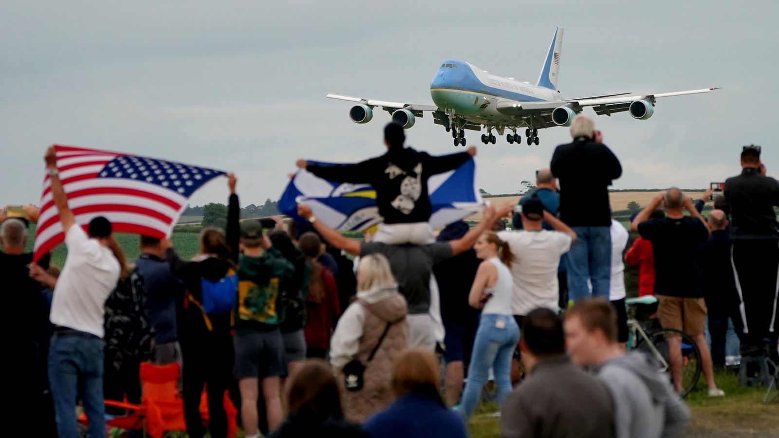 Trump issues warning to leaders as he arrives in Scotland