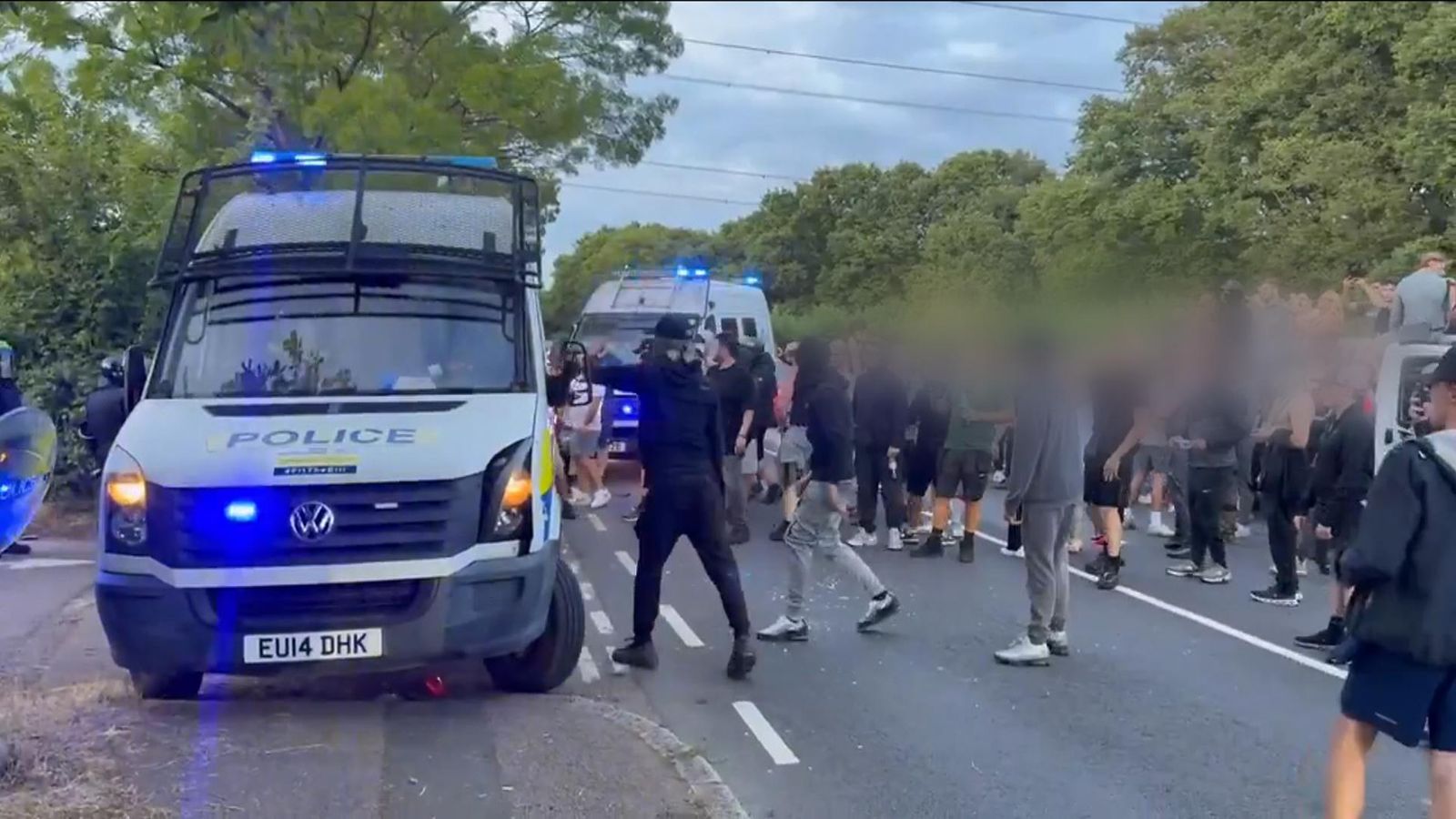 Multiple Arrests After Violent Protests Injure Eight Police Essex, Birmingham
