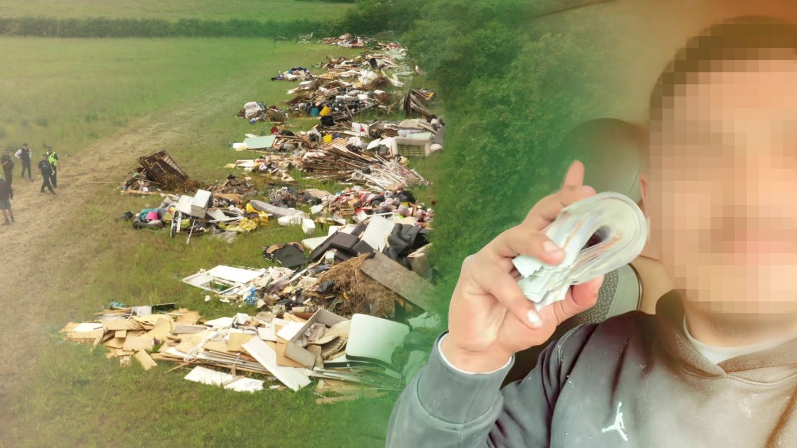 Dirty work: The fly-tippers turning trash into cash