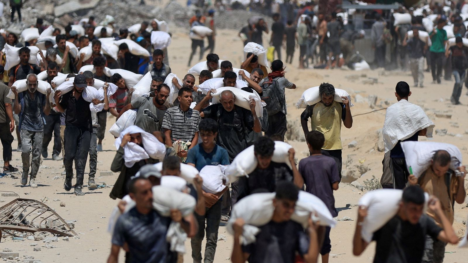 Israeli military announces 'tactical pause' in fighting in parts of Gaza amid hunger crisis