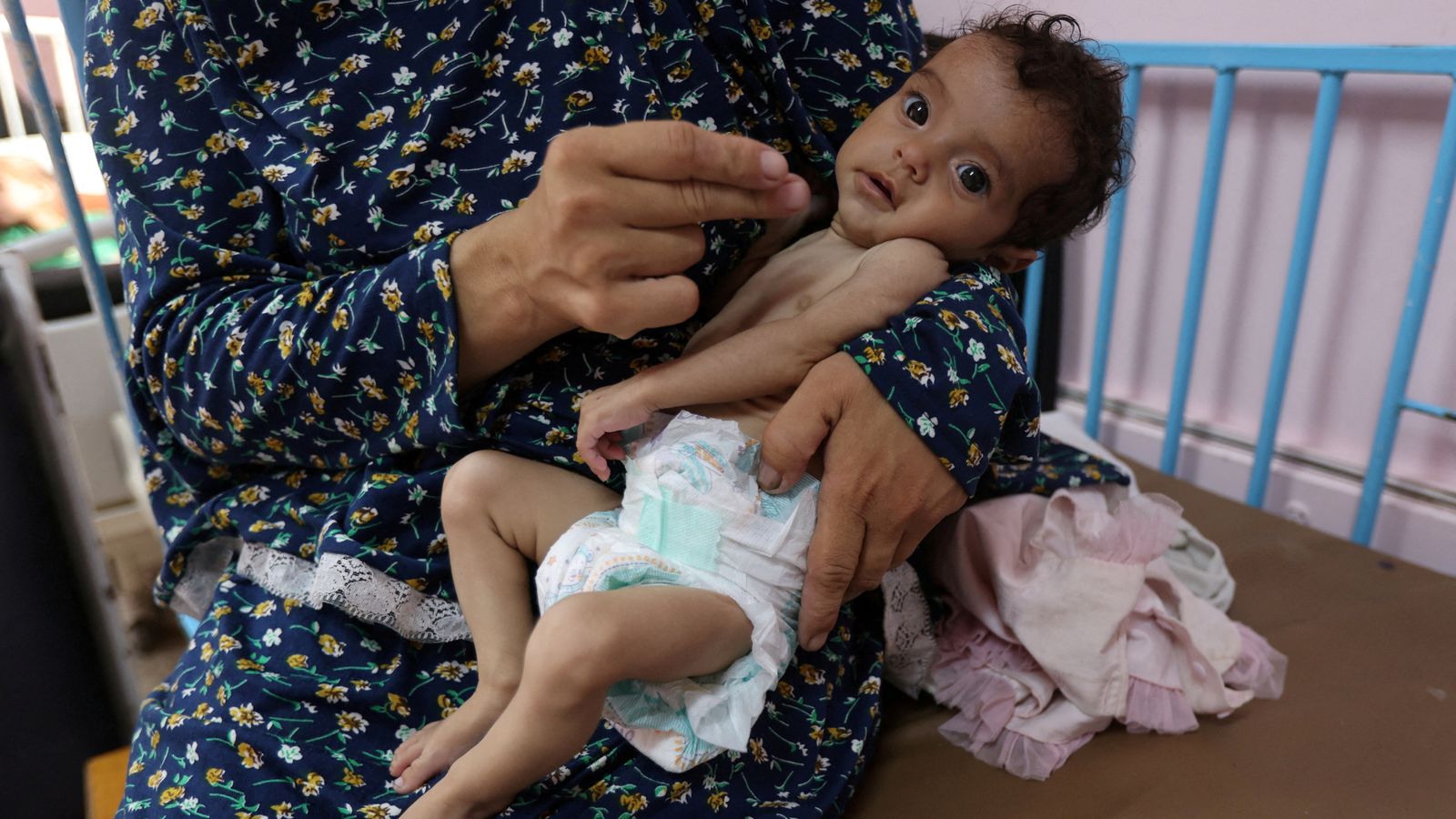 25% of young children and pregnant women malnourished in Gaza, charity says, as PM vows to fly critical medical cases to UK 