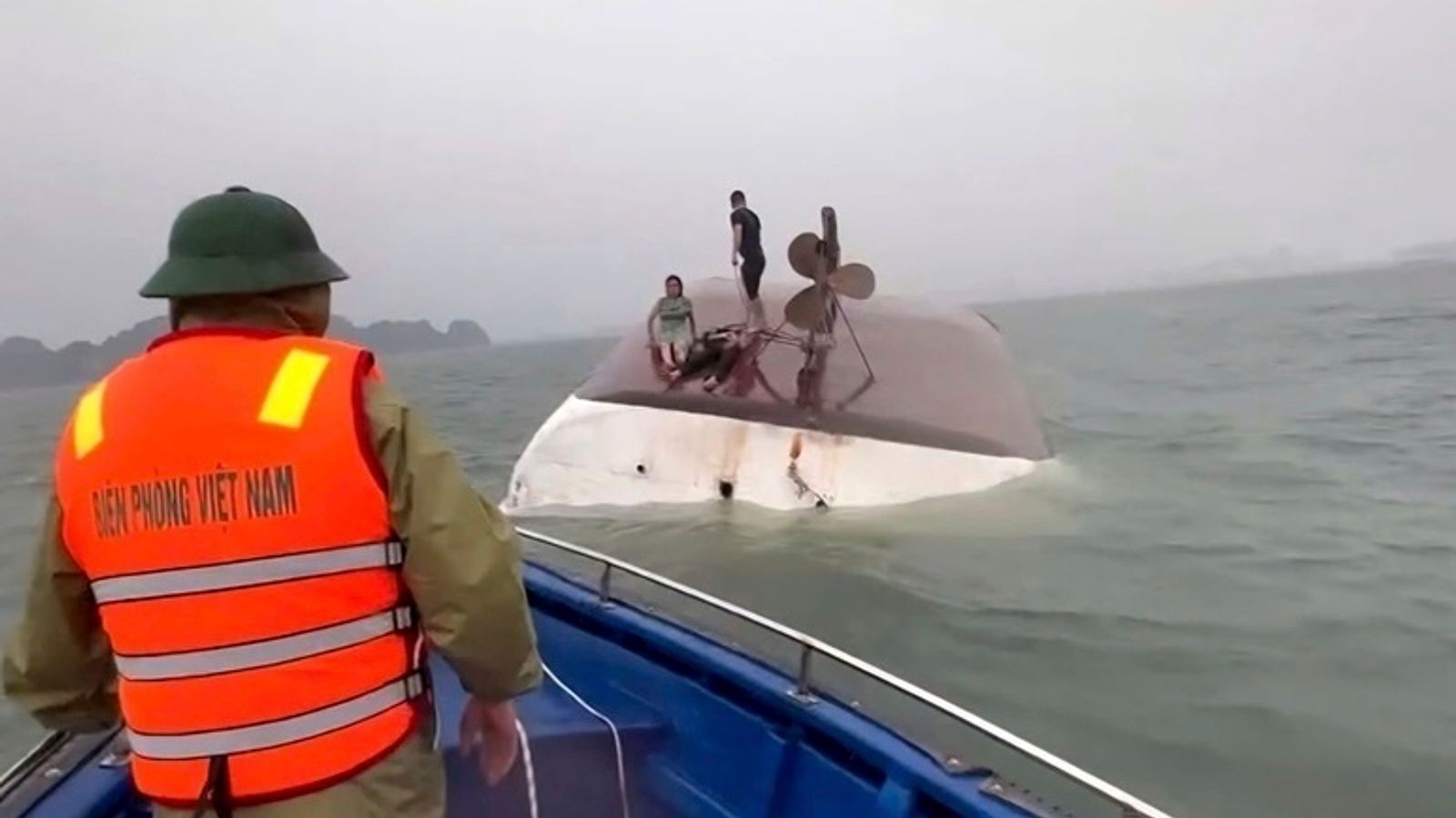 Ha Long Bay: At least 34 dead after tourist boat capsizes in Vietnam