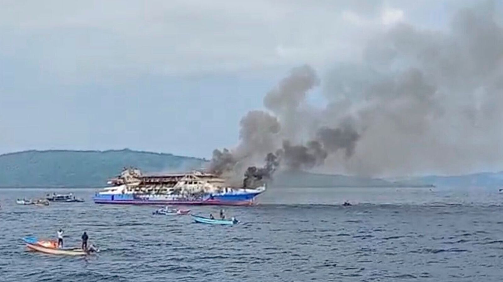 Indonesia ferry fire kills 5, rescues over 500 in North Sulawesi