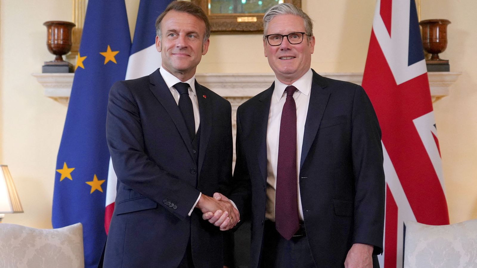 Starmer and Macron agree need for 'new deterrent' to stop small boat crossings