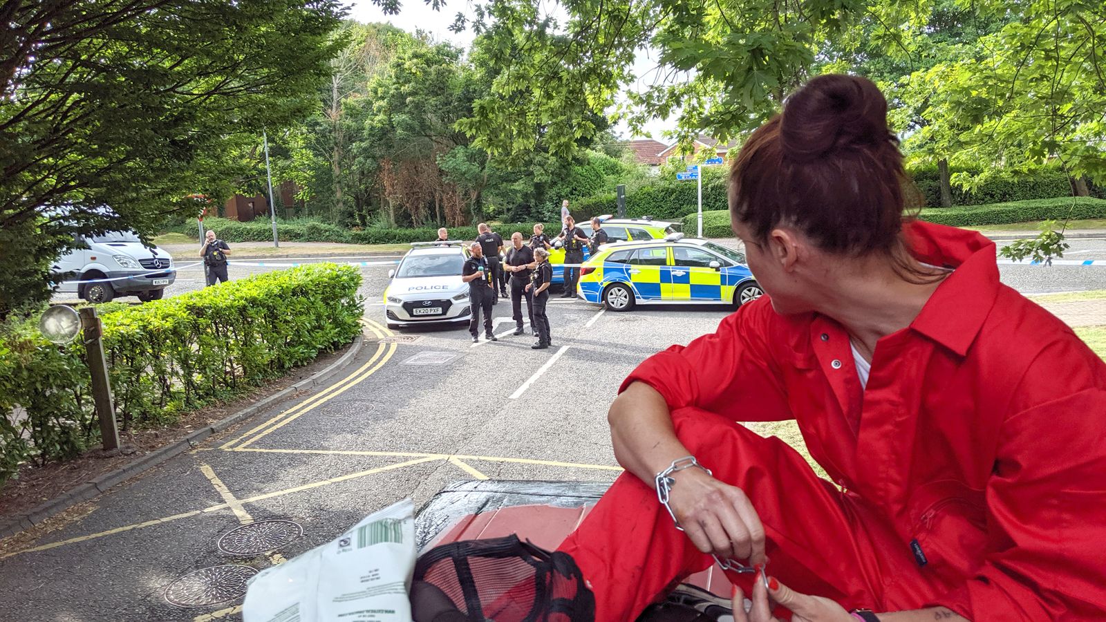 Two people arrested after Palestine Action claimed it blocked Israeli defence firm’s UK site