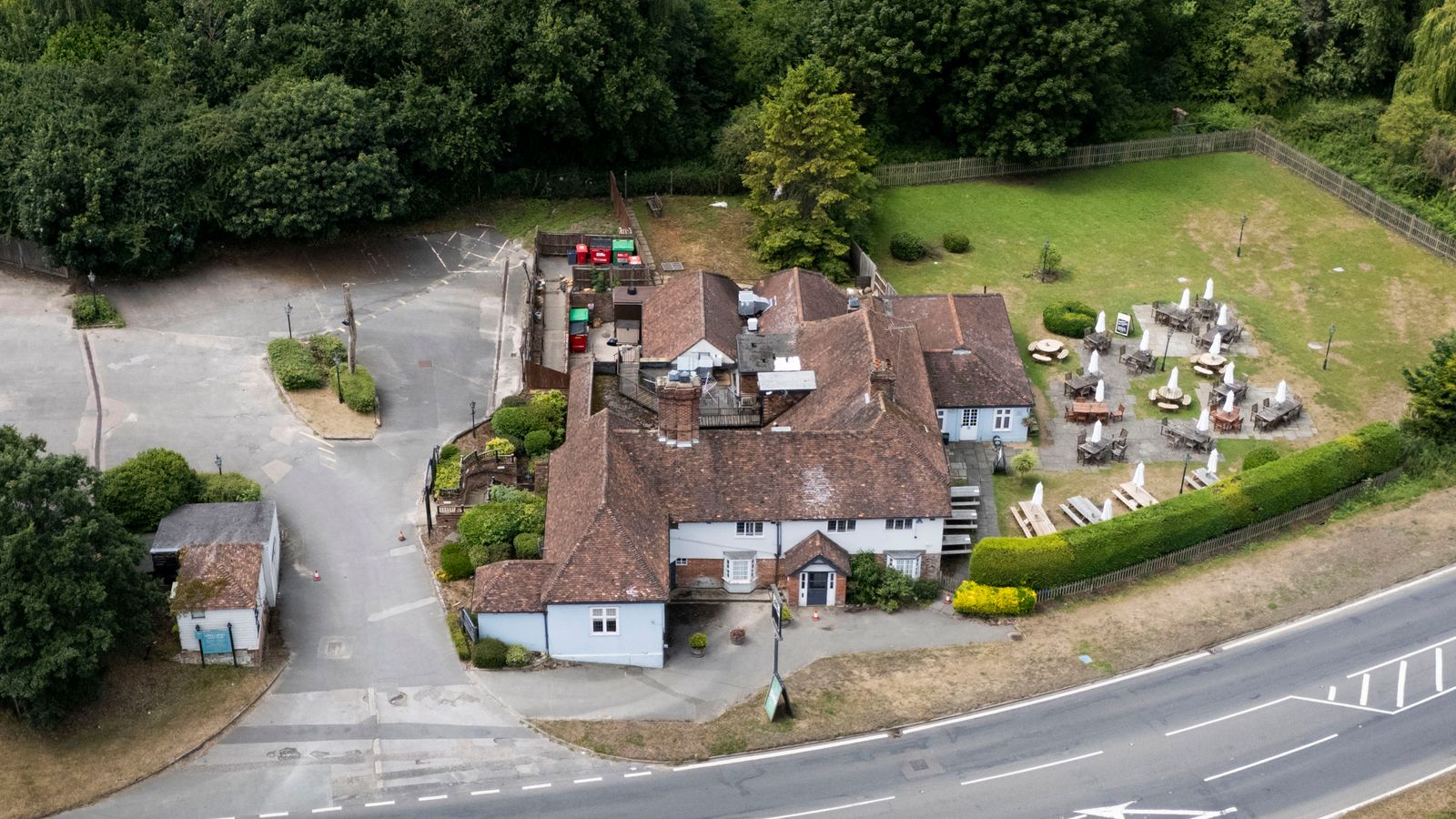 Man seriously injured after being shot by police outside Kent village pub