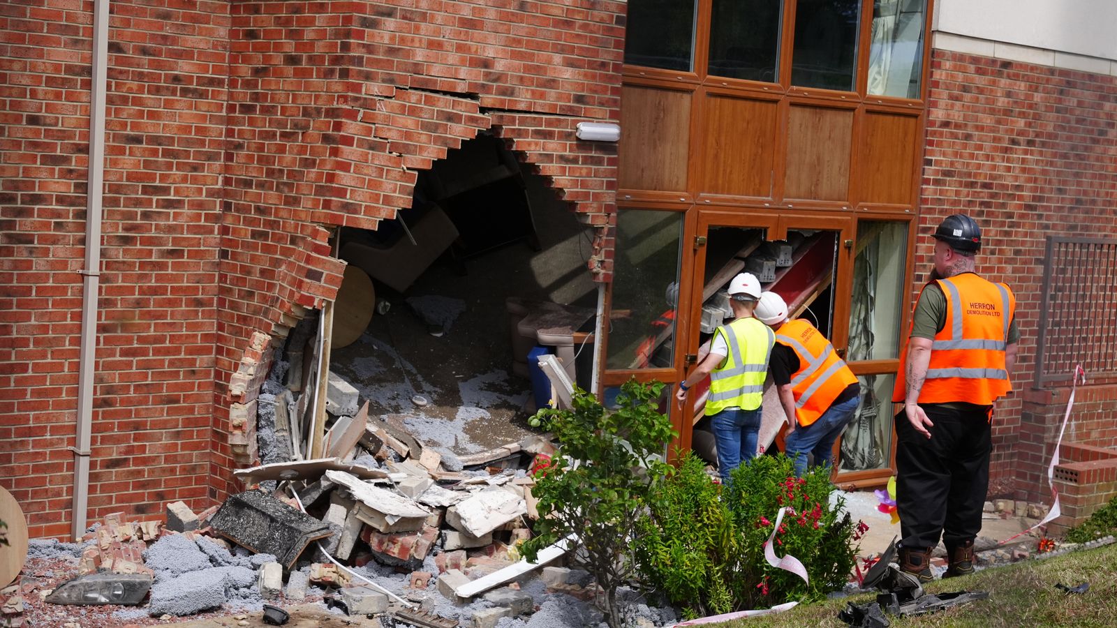 Two women die after BMW crashed into care home during police chase in Sunderland Two women die after BMW crashed into care home during police chase in Sunderland