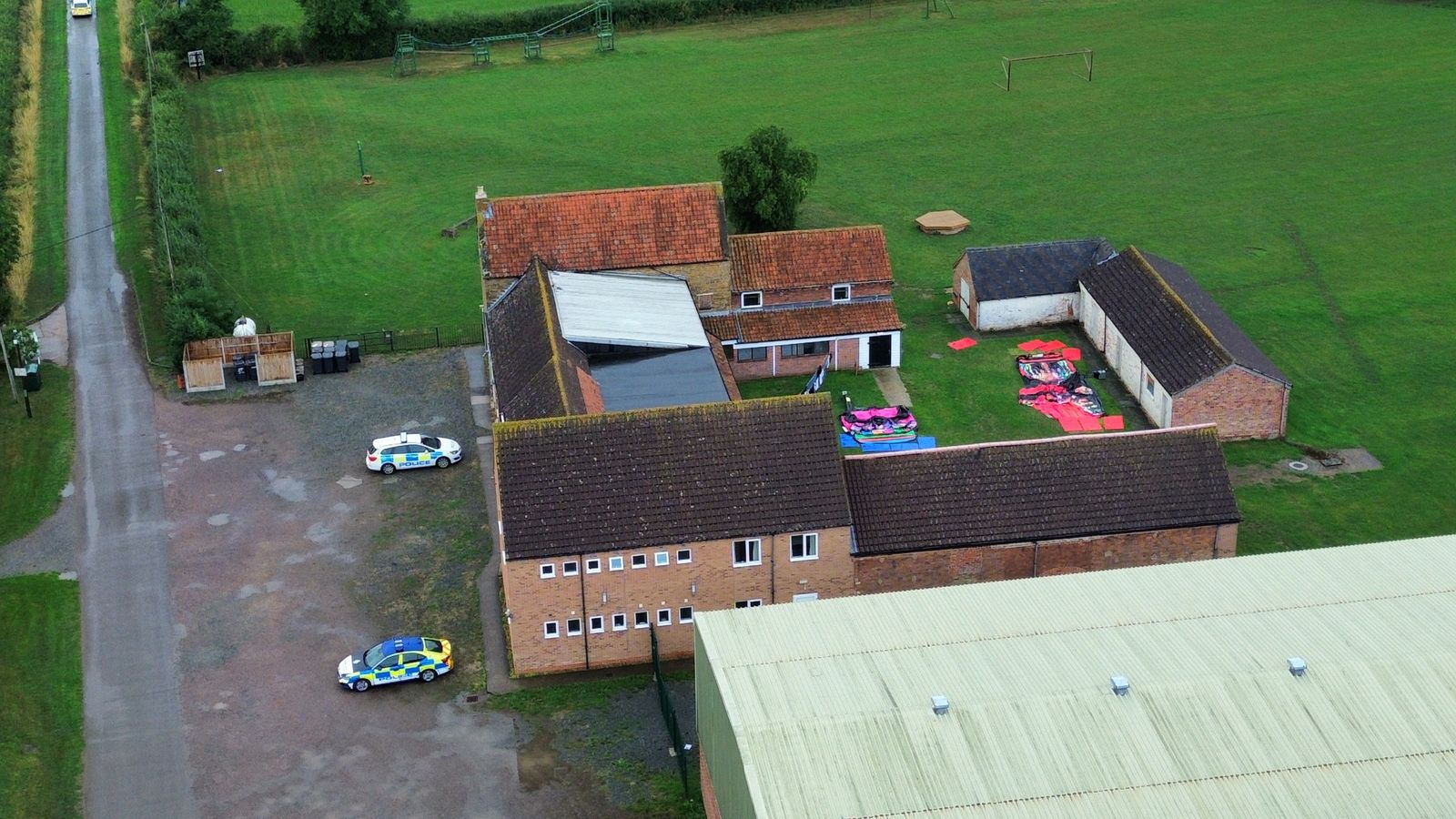 Man, 76, arrested on suspicion of administering poison at summer camp after eight children taken to hospital