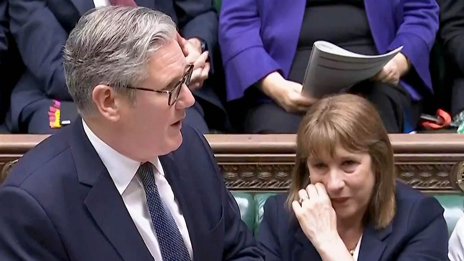 No 10 backs Chancellor Rachel Reeves and says she 'is going nowhere' after tearful appearance in Commons