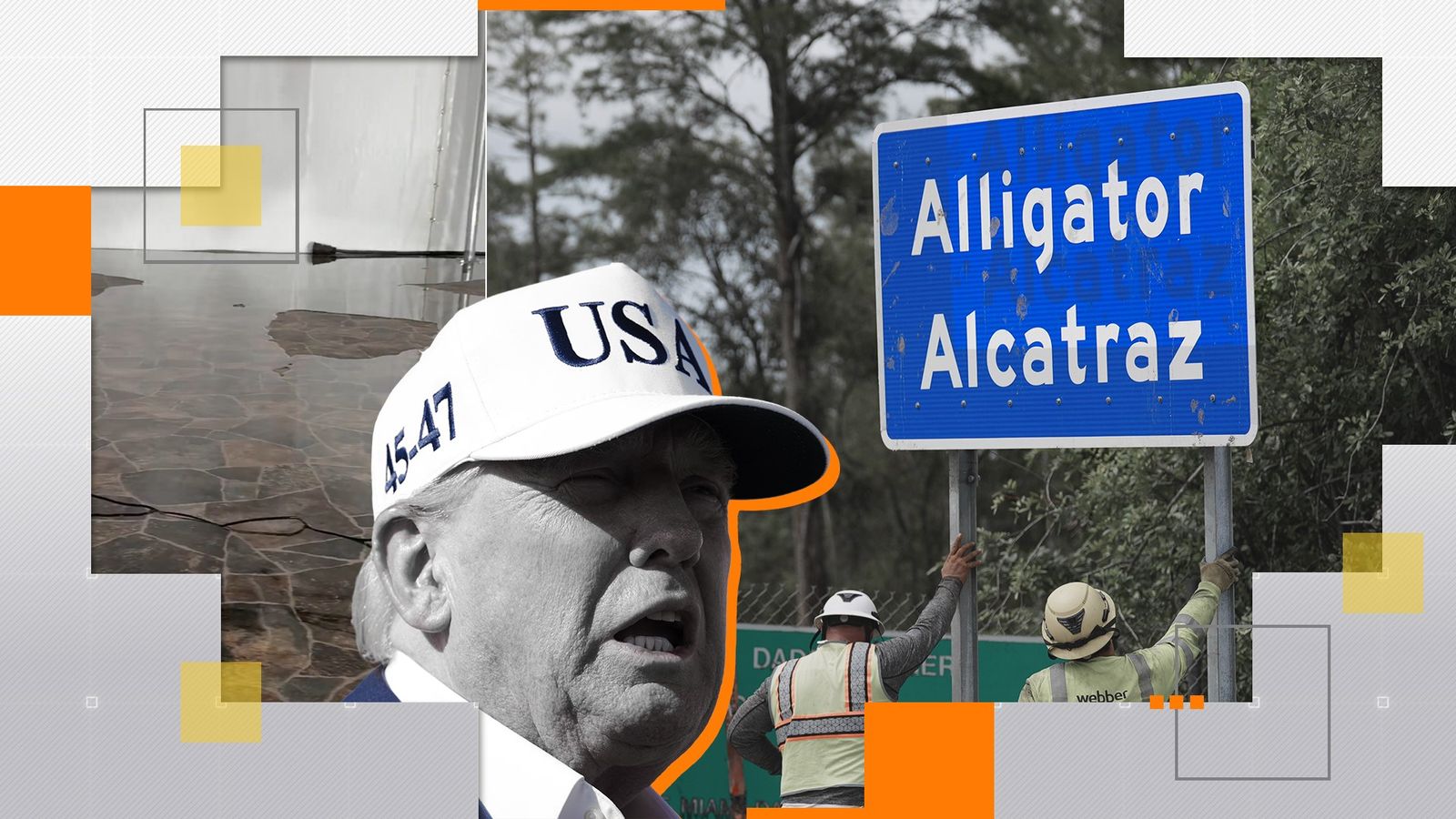 The 'Alligator Alcatraz' detention centre was built in eight days - but problems are emerging