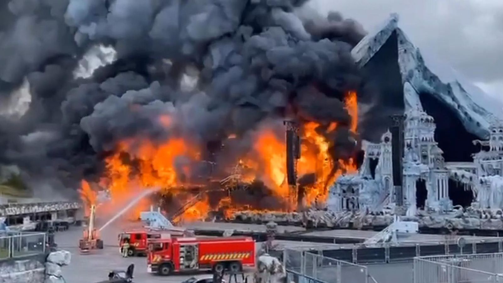 'Devastating' blaze destroys main stage at major festival - two days before it was due to begin