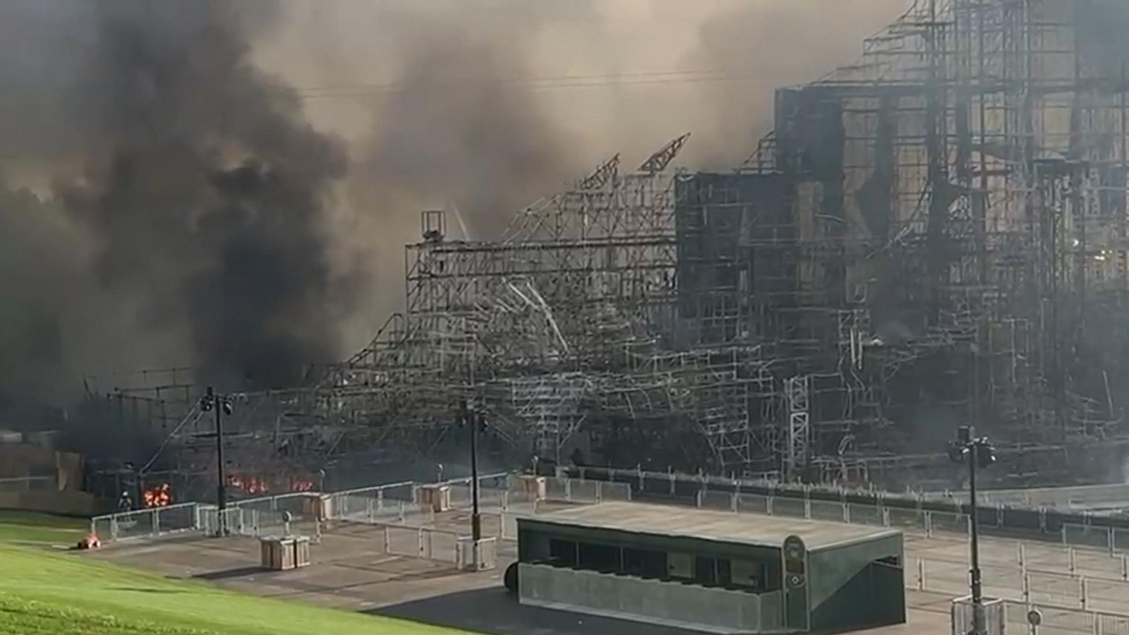 Tomorrowland: 'Devastating' blaze destroys main stage at major festival - two days before it was due to begin