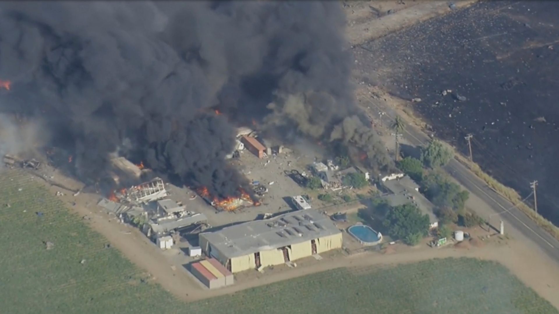 Seven missing after explosion at fireworks warehouse