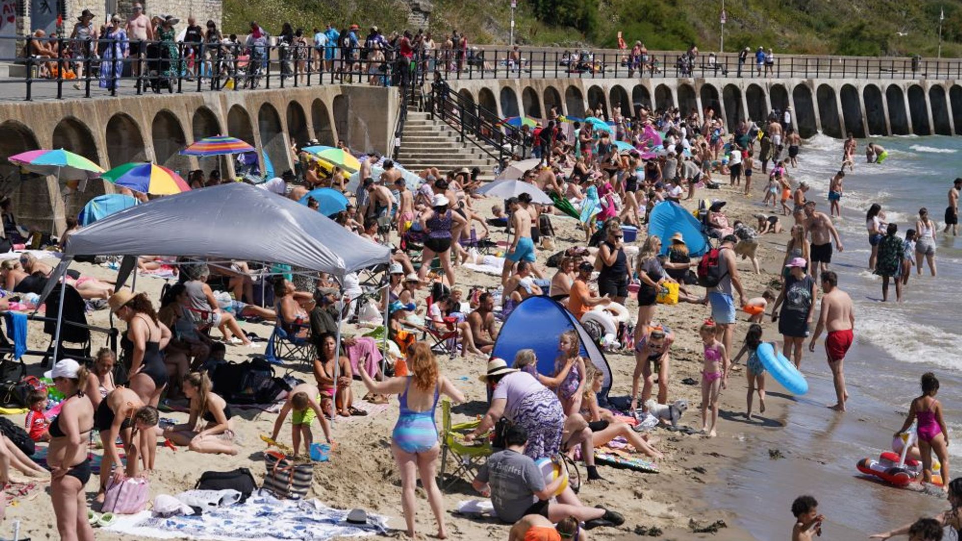 Scotland and Wales record their hottest days of the year as UK-wide heatwave peaks