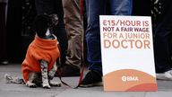 The British Medical Association are calling for a rise 29.2%. Pic: PA