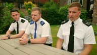 PC Luke Holden (left), PCSO Tim Parry (centre), Sgt Greg Gillespie (right) nominated for the police bravery awards