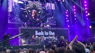 Ozzy Osbourne performs at Black Sabbath's farewell show at Villa Park in Birmingham. Pic: Reuters