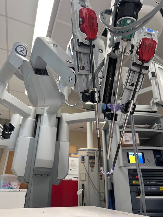 NOTE GRAPHIC CONTENT Embargoed to 1900 Wednesday July 9 Undated handout photograph  issued by Johns Hopkins University of Surgical Robot Transform