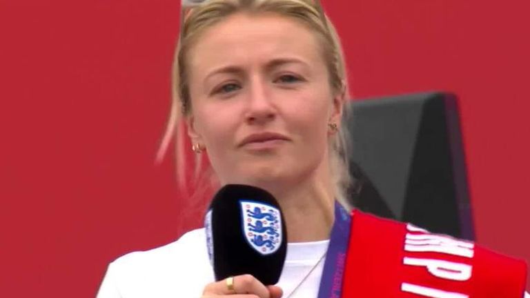 England Captain: 'I’ve been crying all the way down The Mall'