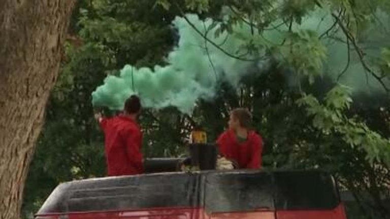 Protesters block Israeli arms manufacturer in Bristol