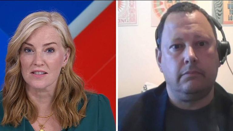 Profesör Matthew Ashton, Sky's Sarah-Jane Mee ile konuşuyor