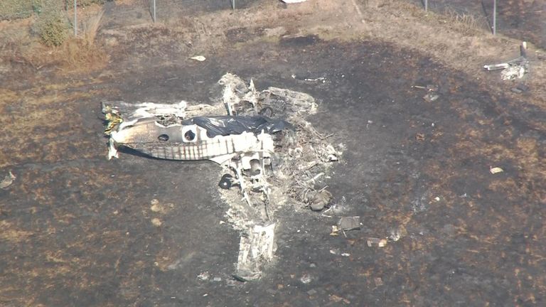 Aerial footage shows aftermath of Southend plane crash | News UK Video ...