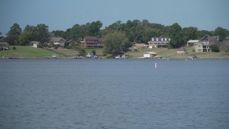 Lake Murray, South Carolina where Jaysen Carr, 12, died after an infection from brain-eating amoeba