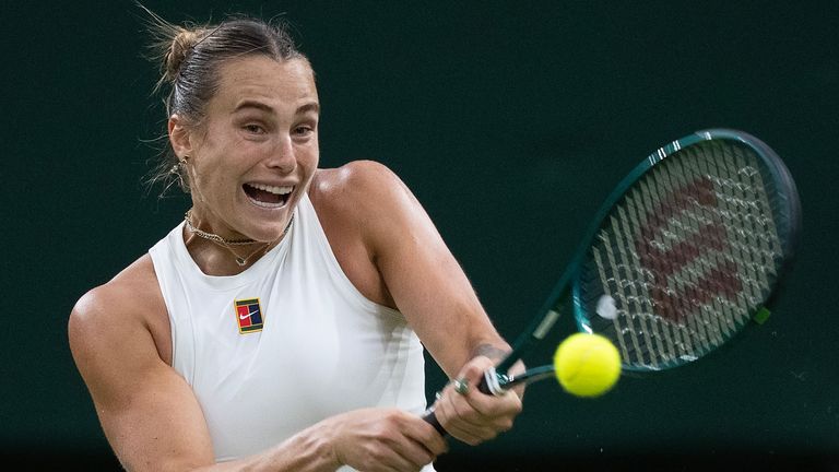 Aryna Sabalenka. Pic: Reuters
