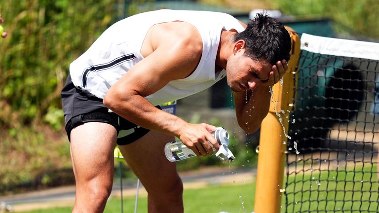 UK records hottest day of year so far - as 40C highs close schools in Europe