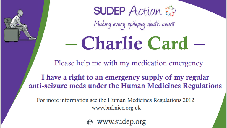 The Charlie Cards that Henrietta is distributing. 