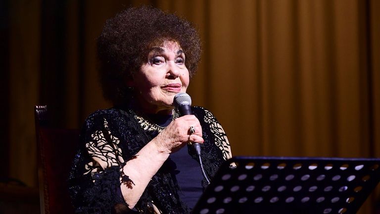 Cleo Laine performs of the Year at the Jazz FM Awards at Shoreditch Town Hall, in east London, 2018. Pic: PA