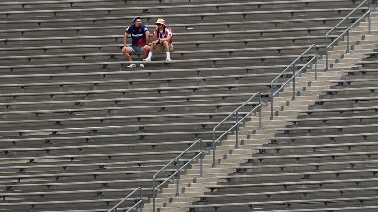 FIFA Club World Cup - Group B - Atletico Madrid v Botafogo - Rose Bowl Stadium, Pasadena, California, U.S. - June 23, 2025. Empty seats