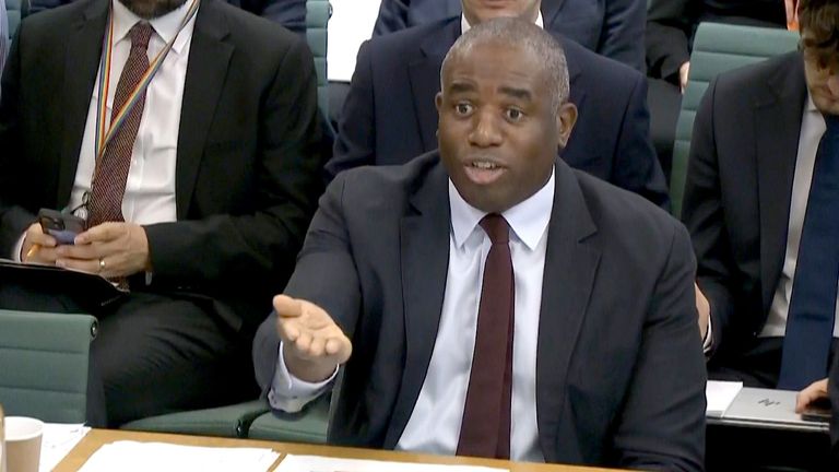 Lammy can expect some tough questions today. Pic: PA