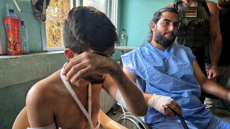 Men in the hospital