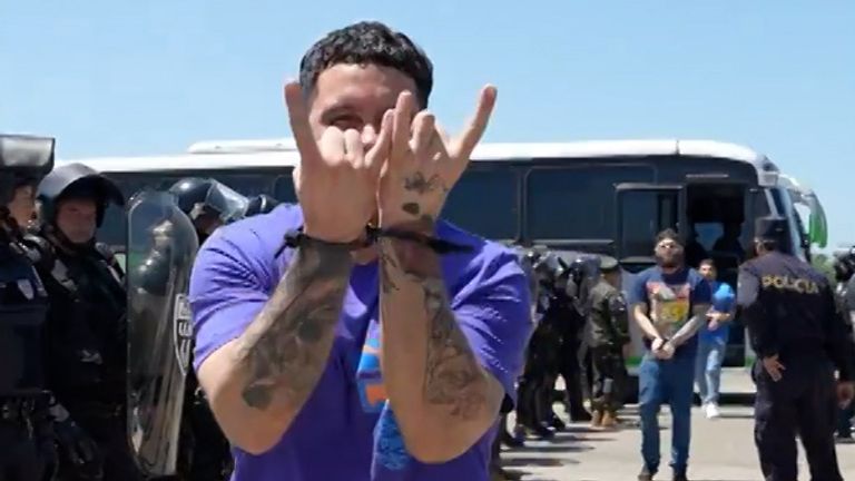 Migrants locked up in notorious El Salvador jail released in Venezuela-US prisoner swap