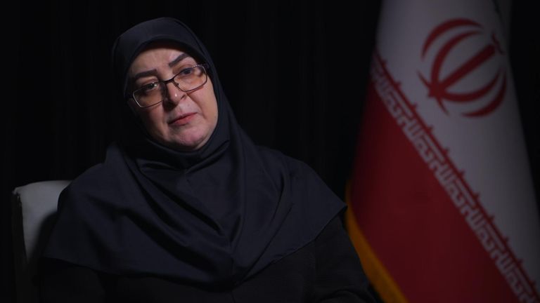 Government spokeswoman Dr Fatemeh Mohajerani told Sky News that Israel should not even think about attacking again
