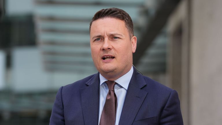 Sekretarz Zdrowia Wes Streeting. Zdjęcie: Pa