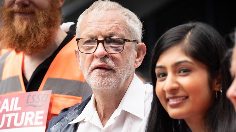 Zarah Sultana says she and Jeremy Corbyn are setting up a new party. Pic: PA