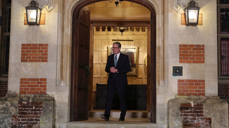 Sir Keir Starmer at Chequers. File pic: PA