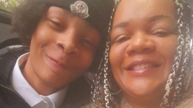 Kelyan Bokassa and his mum Marie Bokassa. Pic: Met Police