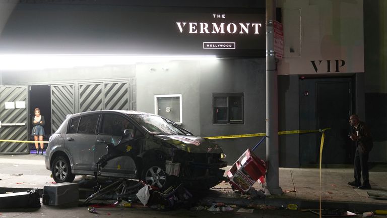LA nightclub crowd crash which left 30 injured may have been intentional, police say