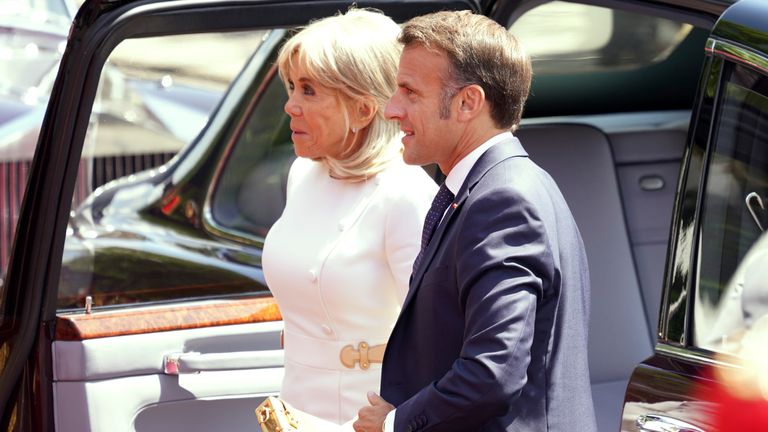 King Charles and Emmanuel Macron enjoy carriage procession through Windsor