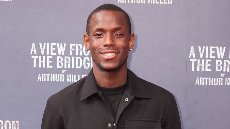 Ward is pictured during the opening night of A View From The Bridge at the Theatre Royal Haymarket in London in June 2024. Pic: PA
