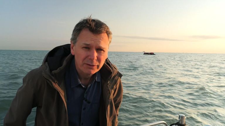 Picture to go with Adam Parsons' eyewitness of migrants crossing on 10/07/25