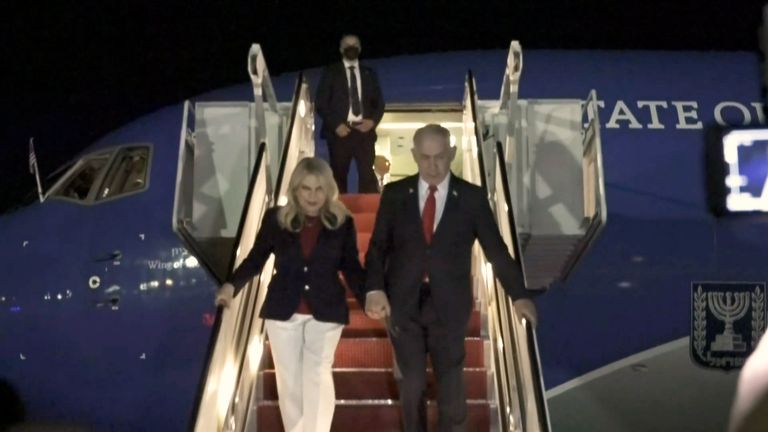 netanyahu us arrival