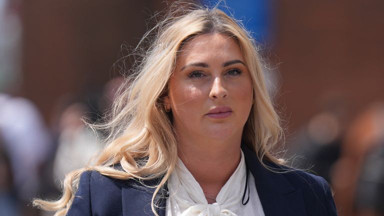 File photo dated 2/7/2025 of Nikita Hand, who is also known as Nikita Ni Laimhin, leaving the Court of Appeal in Dublin. Conor McGregor has 
