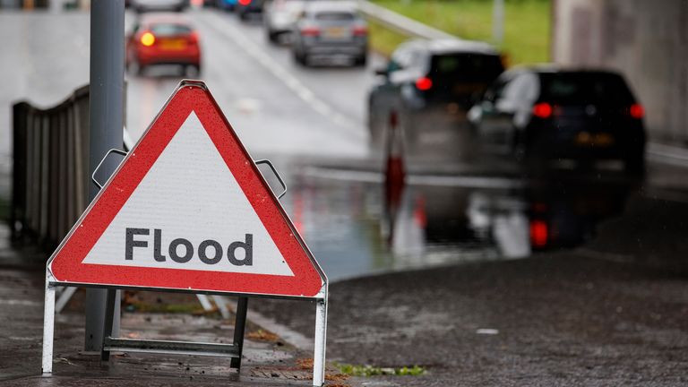 Forecasters say torrential downpours are likely to cause flooding in places. File pic: PA
