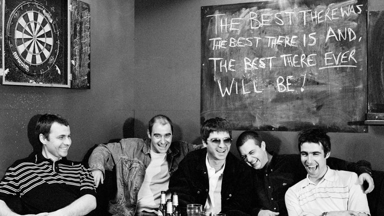 Oasis around the release of Be Here Now in 1997. Pic: Jill Furmanovsky