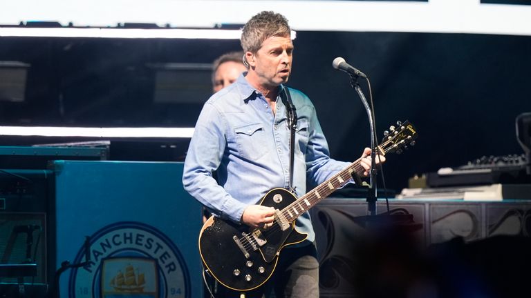 Noel Gallagher performing on stage. Pic: PA